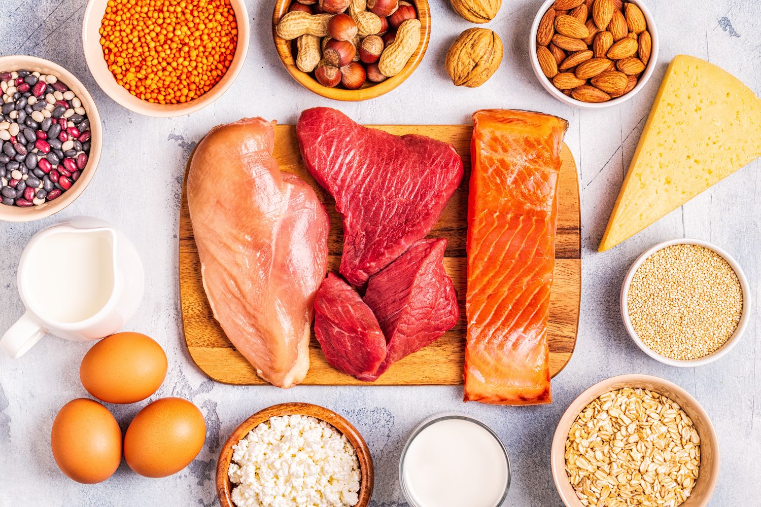 plant and animal protein sources